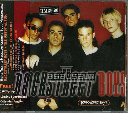 Backstreet Boys Malaysia First Press CD