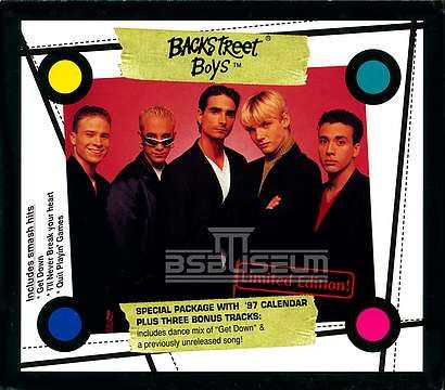 [Album] Backstreet Boys Hong Kong Limited Edition CD (SPECIAL PACKAGE WITH '97 CALENDAR)