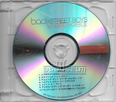 Unbreakable Japan Promo CD