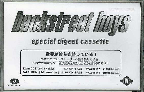 Backstreet Boys Special Digest Cassette Japan Promo Cassette Tape