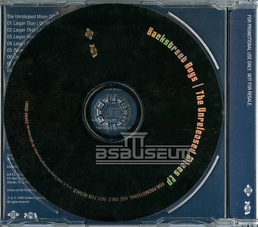 Unreleased Mixes EP Back