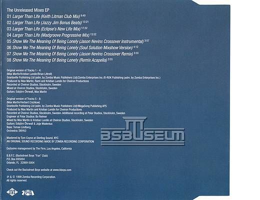 Unreleased Mixes EP Booklet