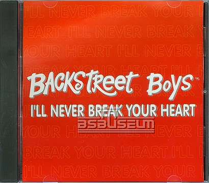 [Single/EP] I'll Never Break Your Heart EU Promo CD