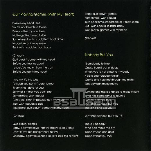 Booklet Side 2