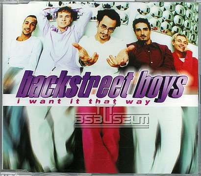 I Want It That Way EU  CD